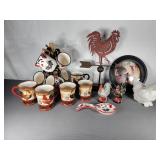 Rooster themed Items Mugs Weathervane Clock More