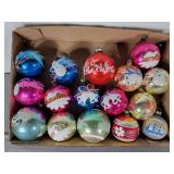USA, Poland, Stenciled Christmas Ornaments