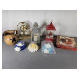 Dï¿½cor, Pitcher, Rooster Plates, Clock Candle