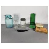 Qt Ball Jar, Jumbo Peanut Butter Jar, Salt Sellers