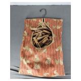 Clothes Pin Holder - Chicken and Vint Clothespins