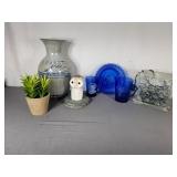 Shirley Temple Blue Set & Glass Block Light