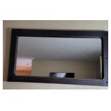 Wood Frame Hanging Mirror 23 x 41