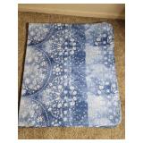 Blue Bedspread 84 x 100