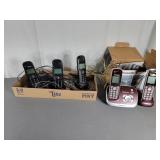 2 Telephone Wireless Sets 3 handsets & 2 handsets