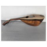Vint Bowl-Back Mandolin has dry cracks 24"L