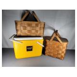 Picnic Baskets & 30qt Cooler