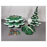 Atlantic Mold Ceramic Christmas Tree 3 pc 22"H