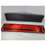 Orthoglam Crystal Black Leather & Crystal Cane
