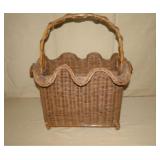 Divided Wicker Basket