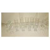Drinking glasses with 'G' etched & OTHERS