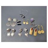 Misc Earrings Gold & Silver Tone Costume
