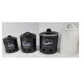 Canisters Potatoes lid does have small chip