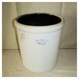 Blue Crown Logo Crock