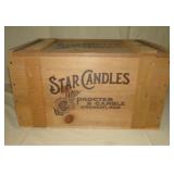 Procter & Gamble Star Candle Crate P&G