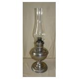 Royal Nickel-Silver Plated Oil Lamp