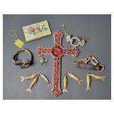 LG Cross Articulating Fish Bracelets Watch