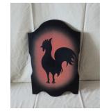 Rooster Wood Wall Hanging