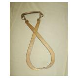 Metal Ice Tongs Painted Gold
