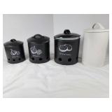 Canisters Potatoes lid does have small chip