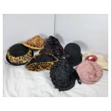 Classic Hats 8 - Flowers, Black, Leopard