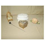 Trinket Boxes and Hat Pin