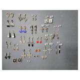 Sterling Earrings -- 156.01 Grams