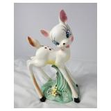 RARE 50's Fawn Figurine Kitsch White Fawn Disney?