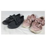 Kate Spade Pink Shoes/Forever Blk Ribbon Shoe sz 8