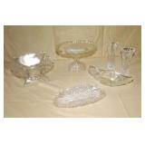 Pressed Glass Lot