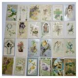 24 Vint Easter Postcards early 1900's #6