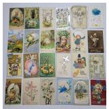 24 Vint Easter Postcards early 1900's #13