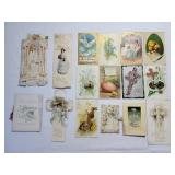 10 Vint Easter Postcards  & Cards early 1900's #8