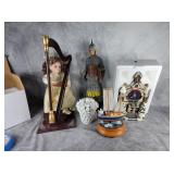 Music boxes and statues