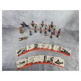 1956 Topps 'Jets' trading cards, lead soldiers