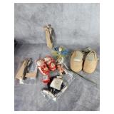 Vintage baby shoes and wedding items