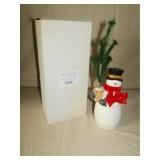 Russ Berrie Stoneware Snowman