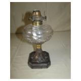 Vintage Glass Oil Lamp