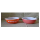 Red Pyrex Bowls