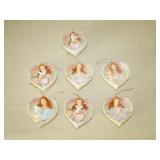 Resin Heart Shaped Angel Ornaments #5