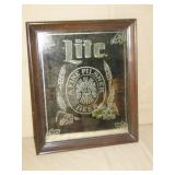 Miller Lite Beer Sign Mirror