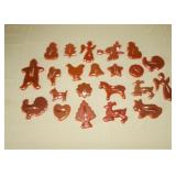 Copper Colored Cookie Cutters