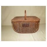 Proctor and Gamble Wicker Picnic Basket