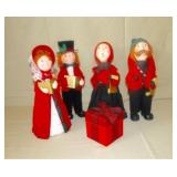 Styrofoam Christmas Carolers