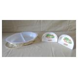 Glasbake Divided Dish