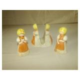 Vintage Napkin Holder and Salt/Pepper Shakers