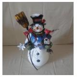 Metal Snowman Greeter