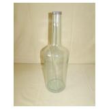 Embossed Vintage Liquor Bottle