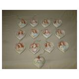 Angel Heart Shaped Ornaments #6