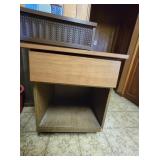 Small Laminate End Table / Night Stand w/ Drawer